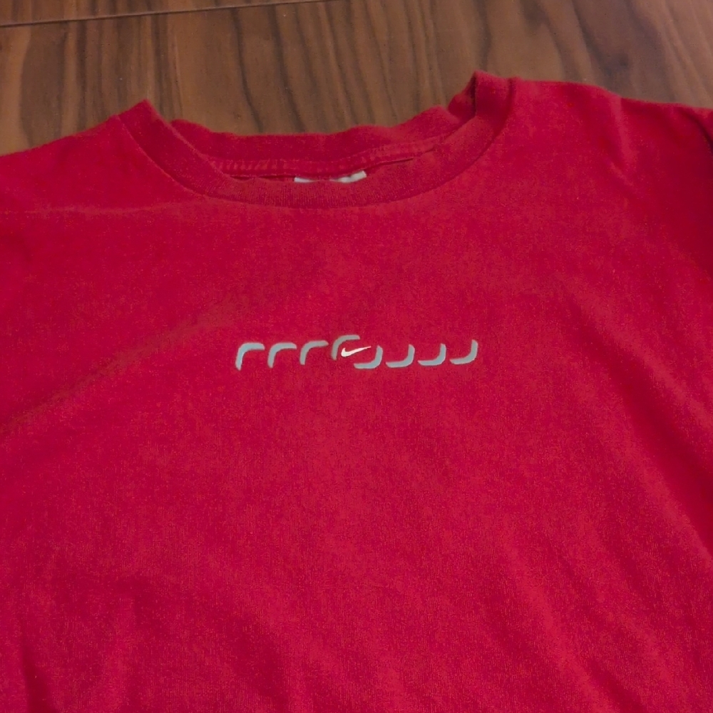 Nike Red Short Sleeve Tee with Graphic